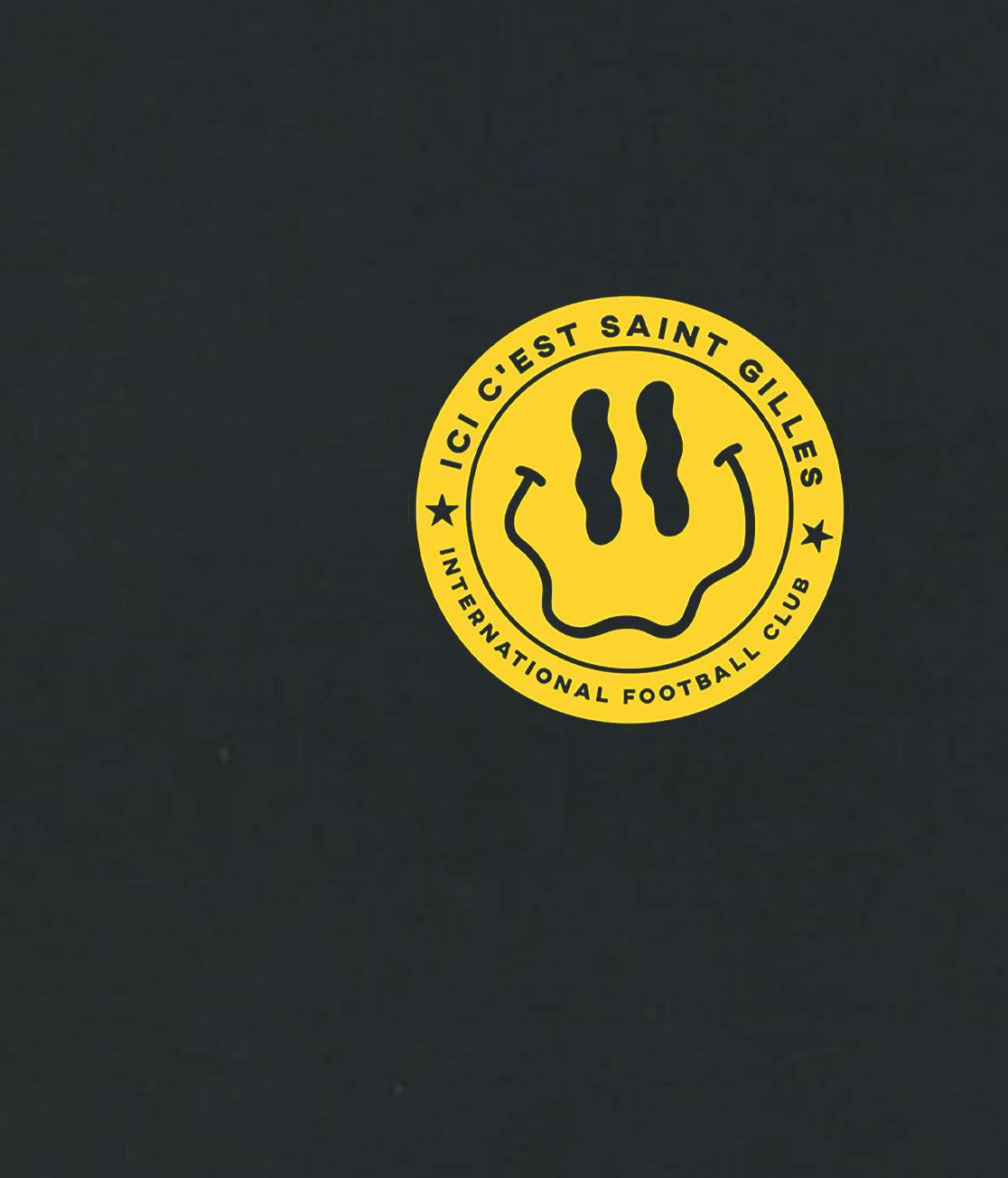Ici C'est Saint-Gilles (Crown) - Oversized Premium T-shirt Black or Blue