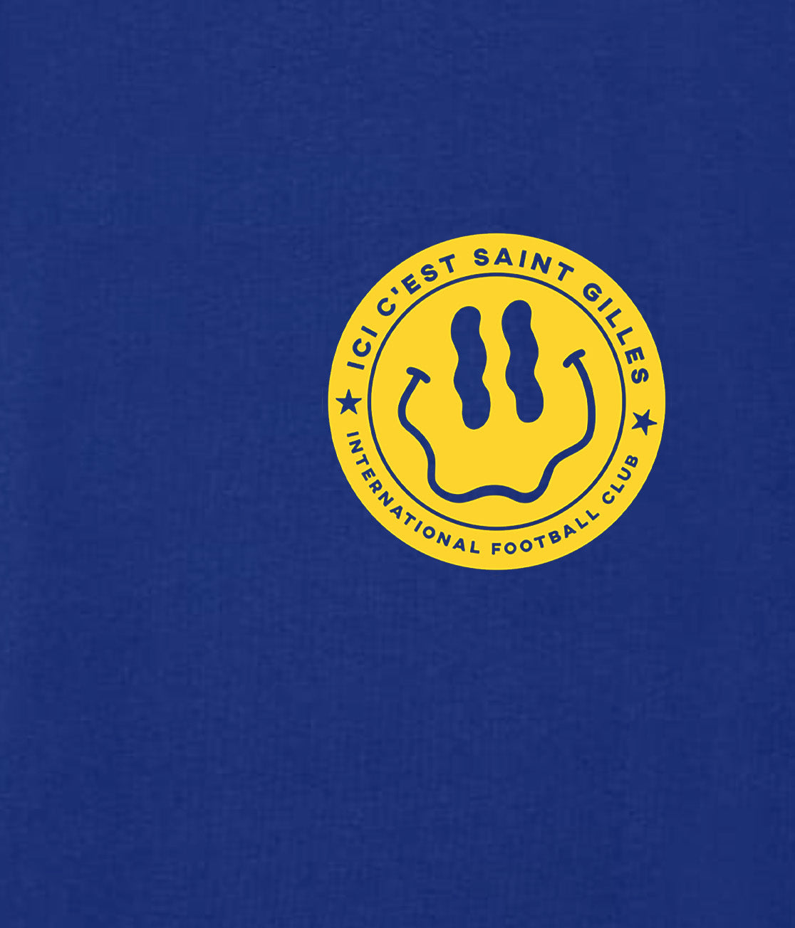 Ici C'est Saint-Gilles (Crown) - Oversized Premium T-shirt Black or Blue