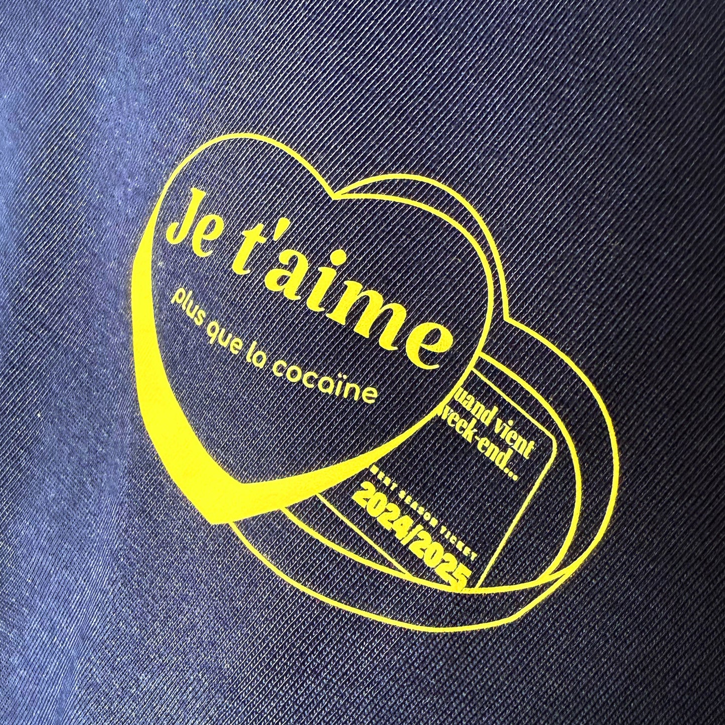 Plus que la Coca*ne Pill box - T-shirt (Yellow or Blue) STOCK SALE