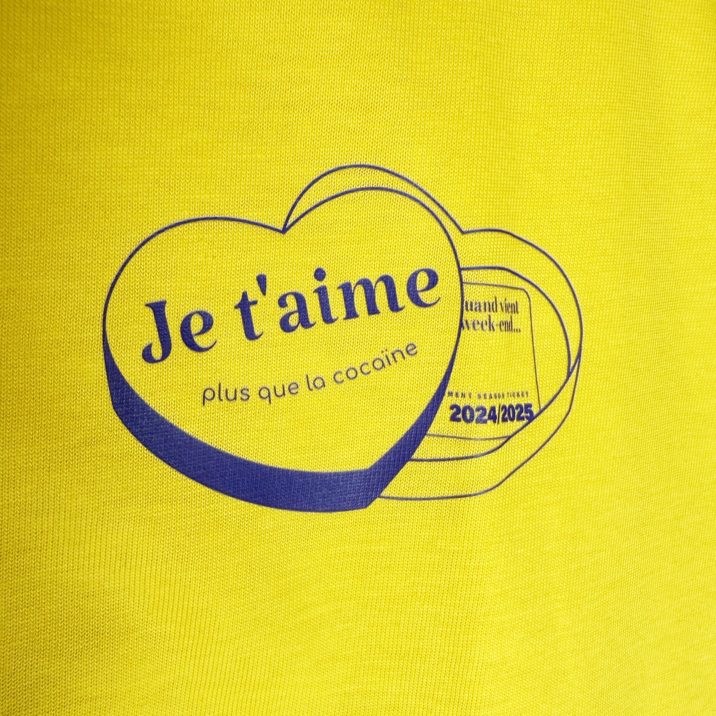 Plus que la Coca*ne Pill box - T-shirt (Yellow or Blue) STOCK SALE