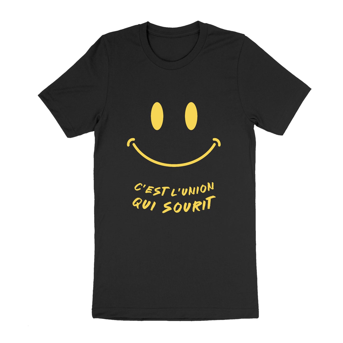 C'est l'Union Qui Sourit (front) - Black Premium T-shirt
