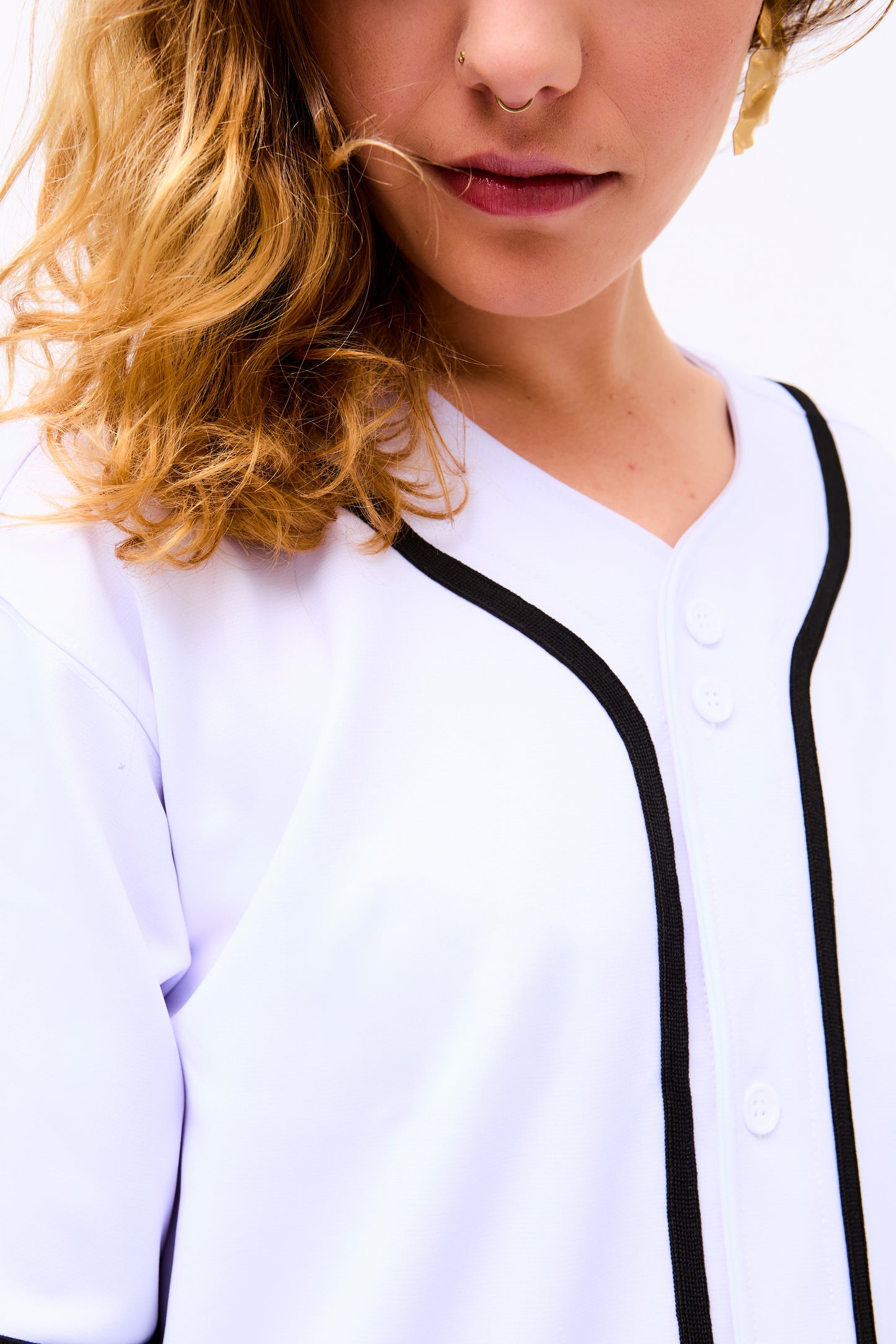 Baseball White Jersey - STOCK SALE
