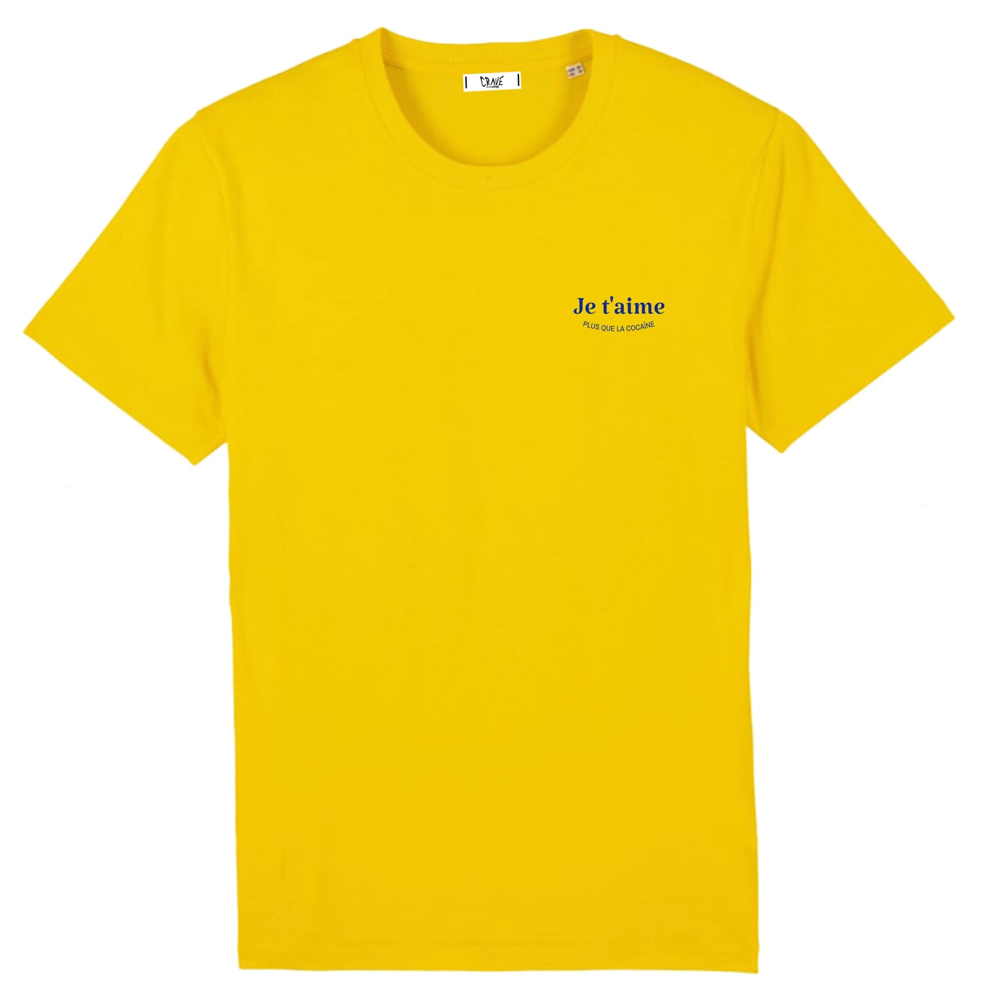 Plus que la Coca*ne Pocket - T-shirt (Yellow or Blue) BLACK FRIDAY