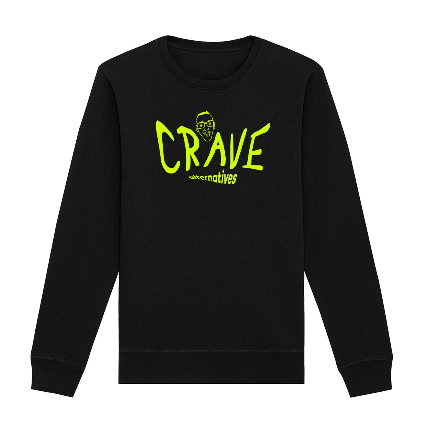 Crave Alternatives - Sweatshirt (Black & Ivory)