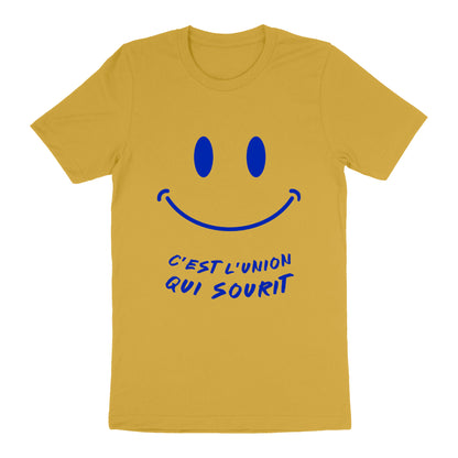 C'est l'Union Qui Sourit (front) - Yellow Premium T-shirt