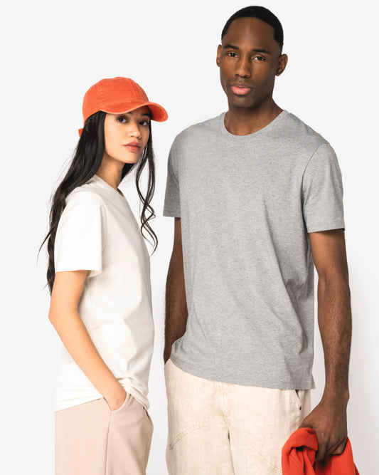 T-shirt Unisexe HeatherGrey/NavyBlue/Noir/Blanc