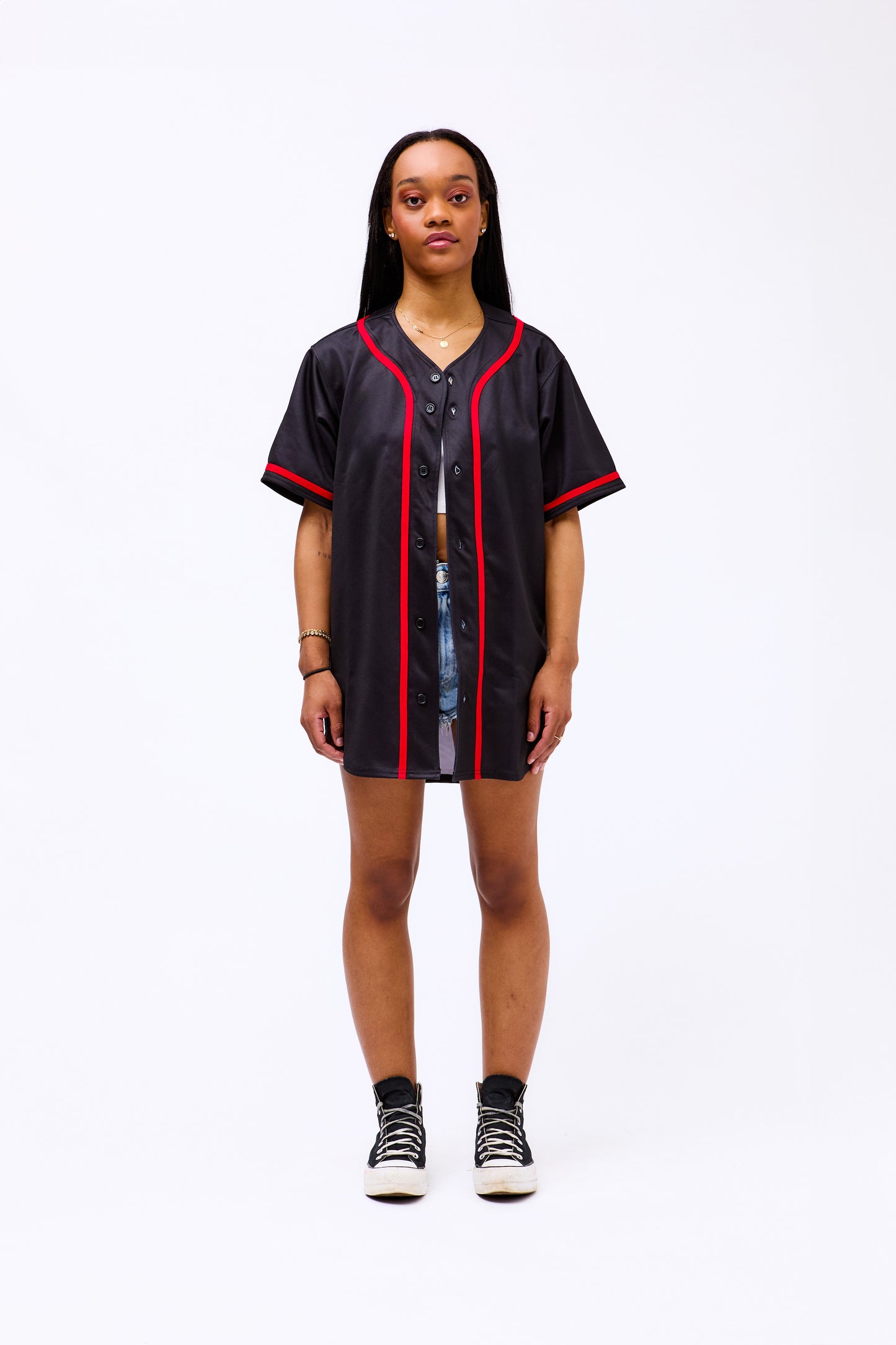 Baseball Black Jersey - STOCK SALE