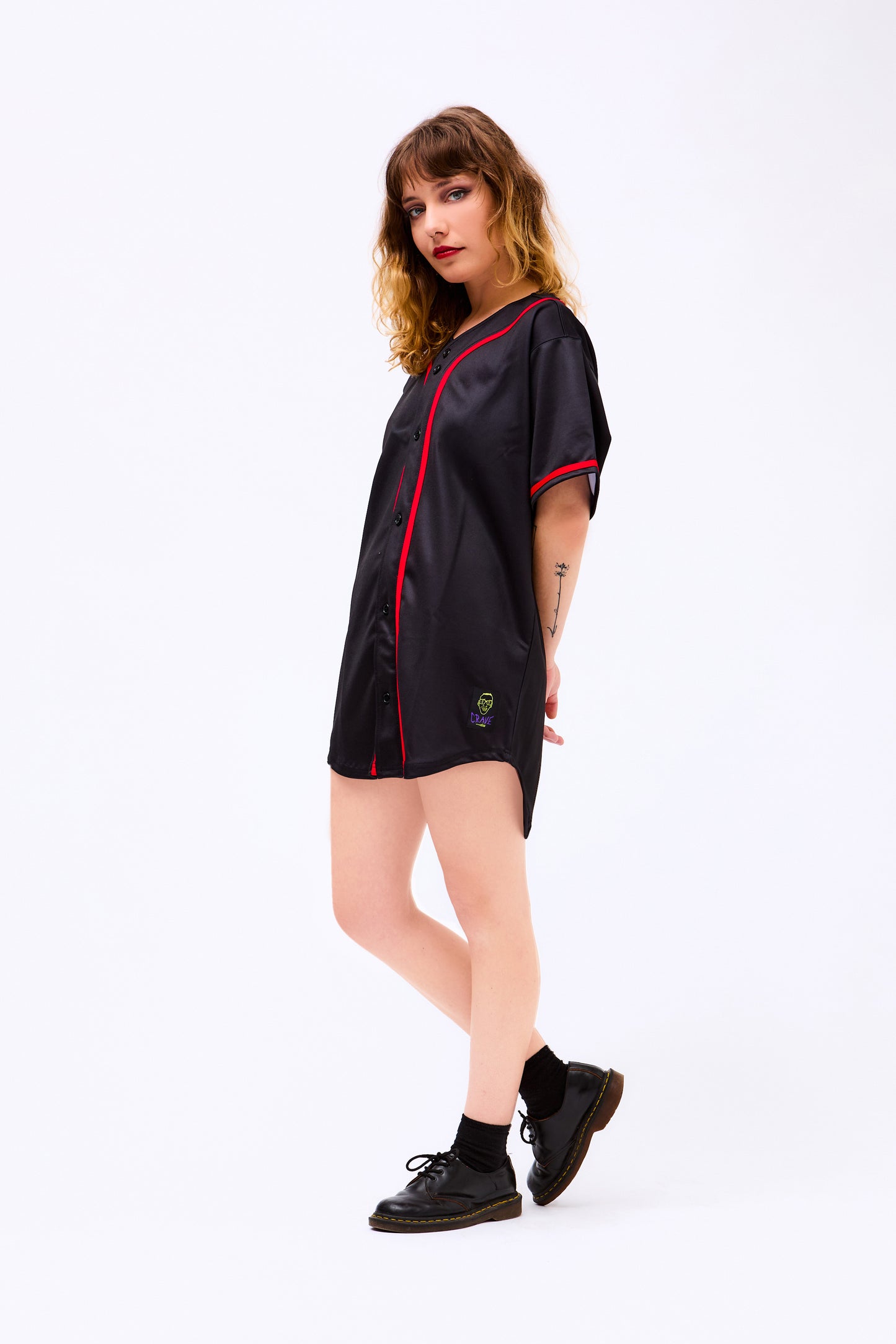 Baseball Black Jersey - STOCK SALE