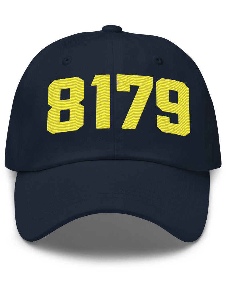 Casquette Bleue Brodée - 8179