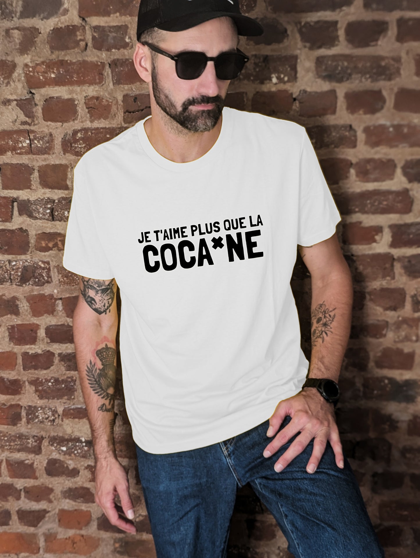Plus que la Coca*ne - T-shirt (Black or White)