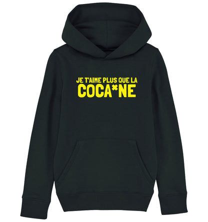 Plus que la Coca*ne - Sweatshirt/Hoodie (Navy Blue or Black)