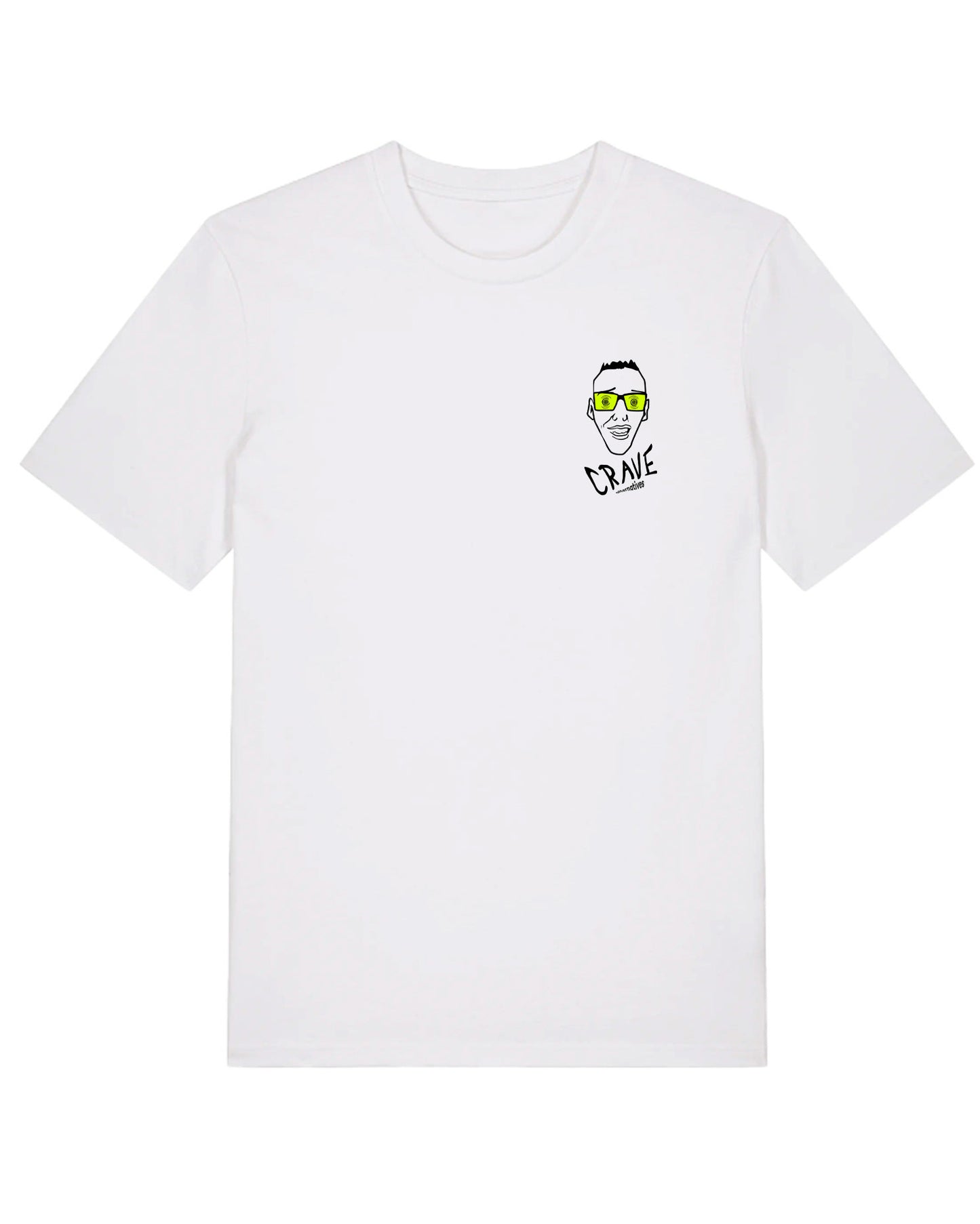 Crave Alternatives Spud Coeur - Premium T-shirt (White) STOCK SALE