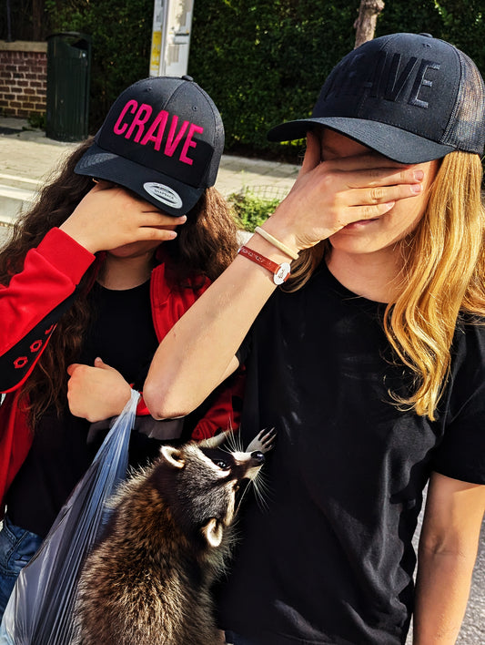 Casquette Brodée - Crave (Pink or Black)