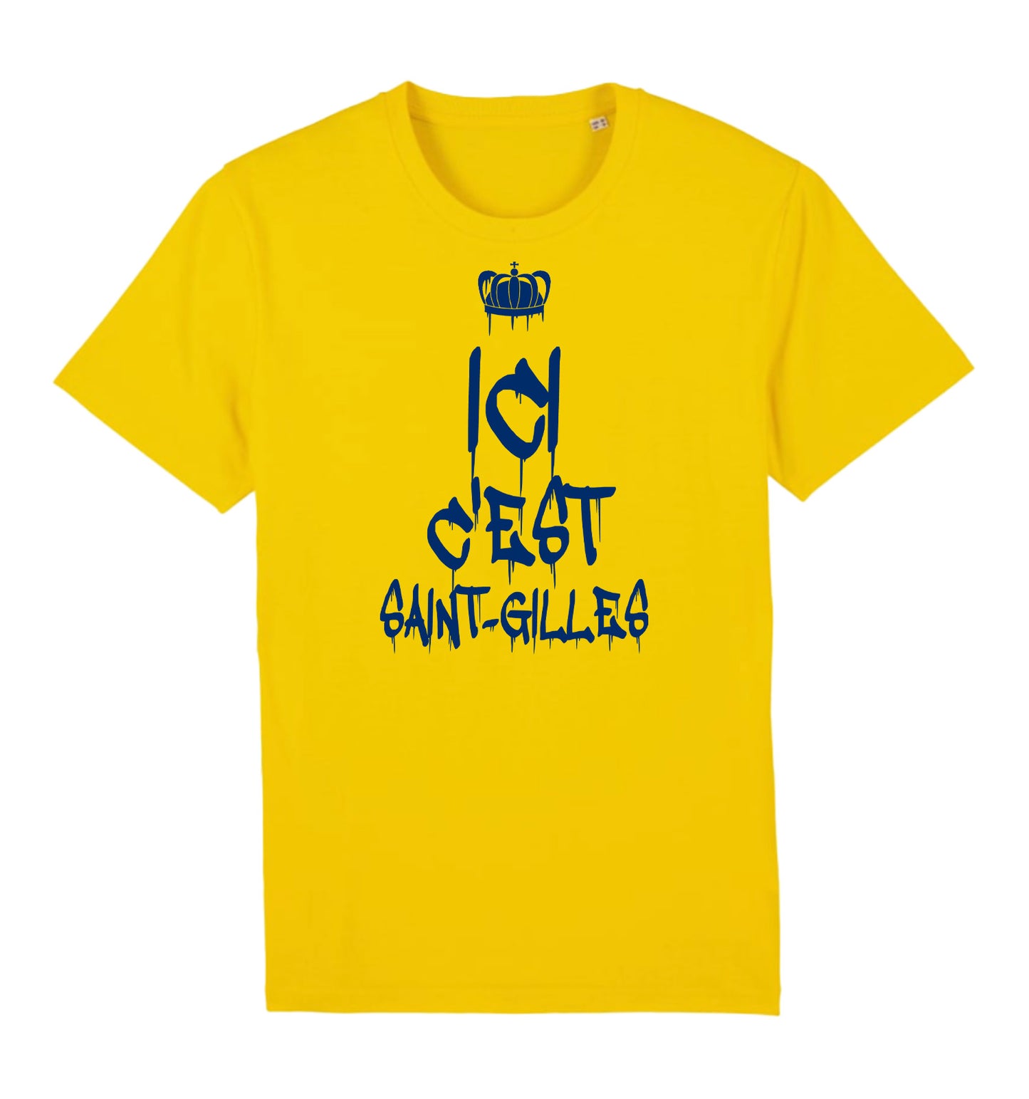 Ici C'est Saint-Gilles (Crown) -Regular Premium T-shirt - Blue BLACK FRIDAY