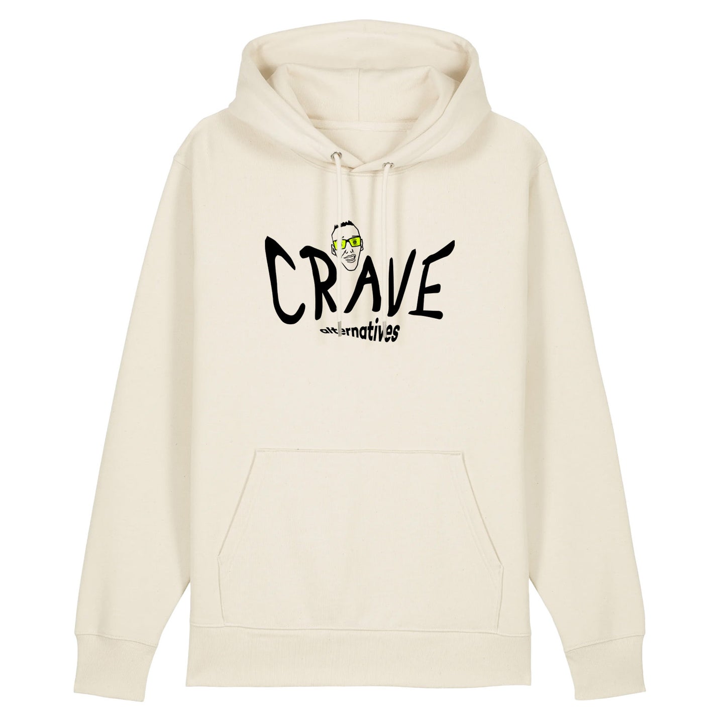 Crave Alternatives - Hoodie (Black & Ivory)