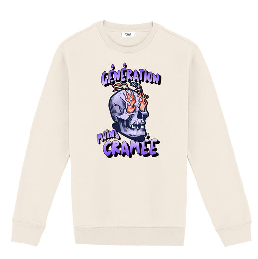Génération Moins Cramée - Sweatshirt (Black & Ivory)