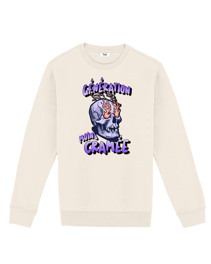 Génération Moins Cramée - Sweatshirt (Black & Ivory)