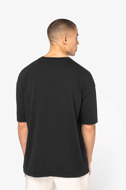 T-shirt Oversize Noir Délavé
