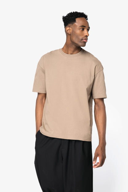 T-shirt Oversize Noir/Ivoire/Kaki