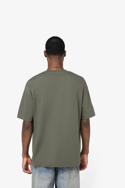 T-shirt Oversize Noir/Ivoire/Kaki