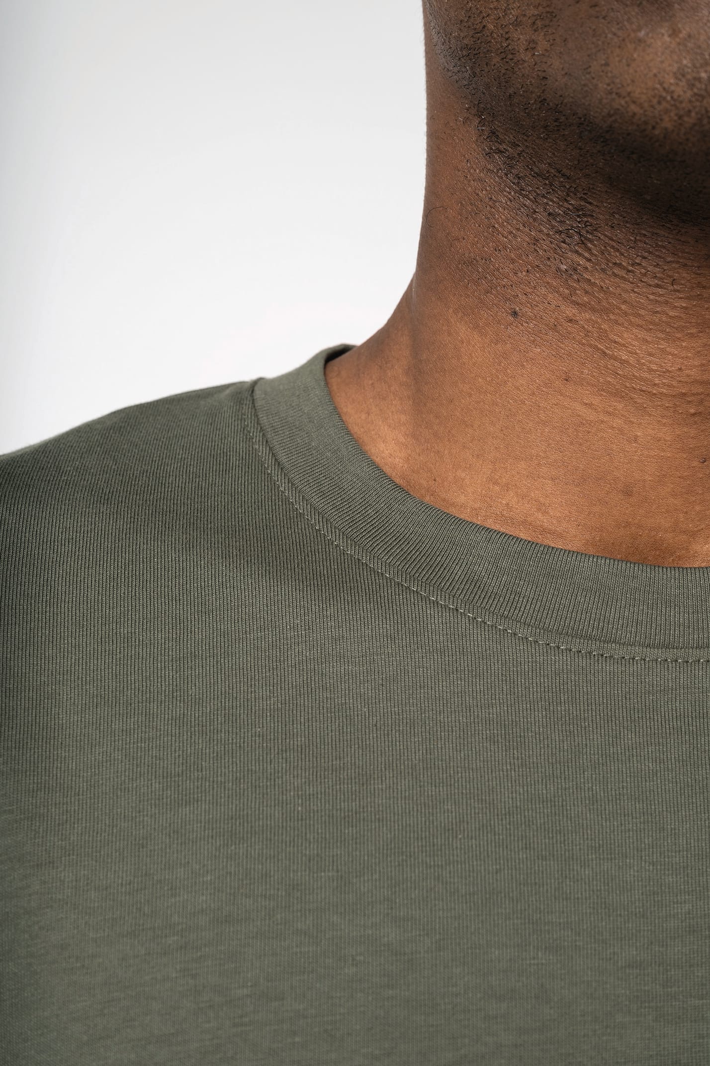 T-shirt Oversize Noir/Ivoire/Kaki
