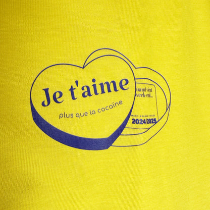 Plus que la Coca*ne Pill box - T-shirt (Yellow or Blue) STOCK SALE