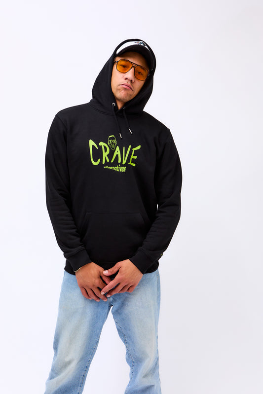 Crave Alternatives - Hoodie (Black & Ivory)