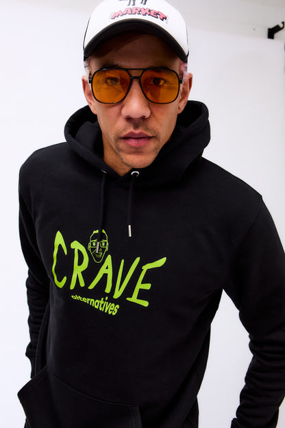 Crave Alternatives - Hoodie (Black & Ivory)