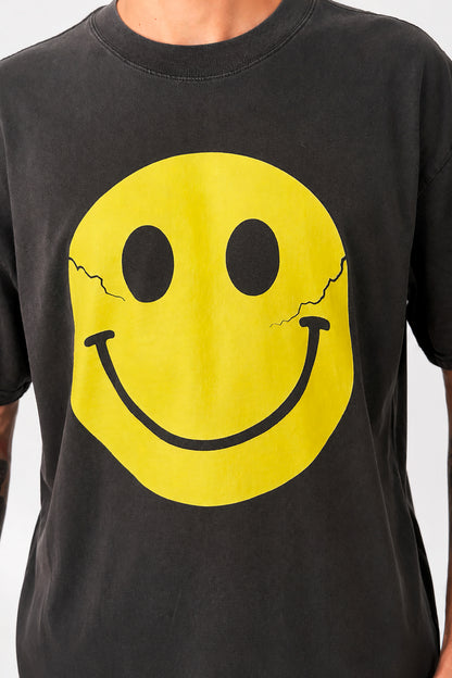So F*cking Happy - Oversized Premium T-shirt - Faded Black