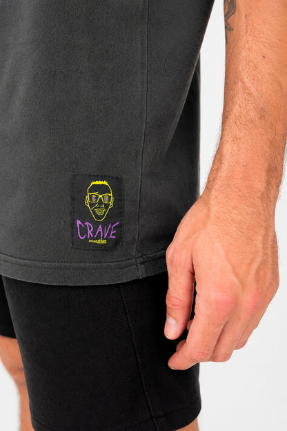 So F*cking Happy - Oversized Premium T-shirt - Faded Black