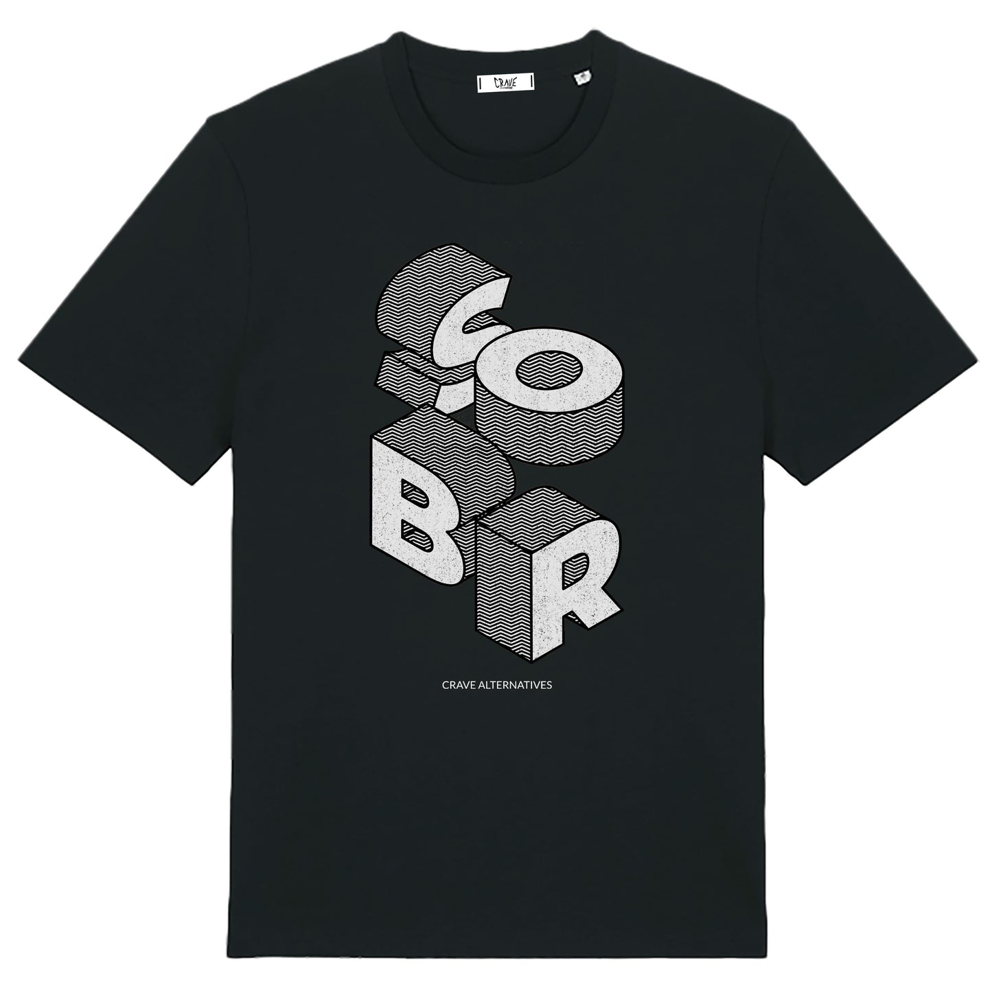 SOBR (sober) - T-shirt (Black, Pink or White)