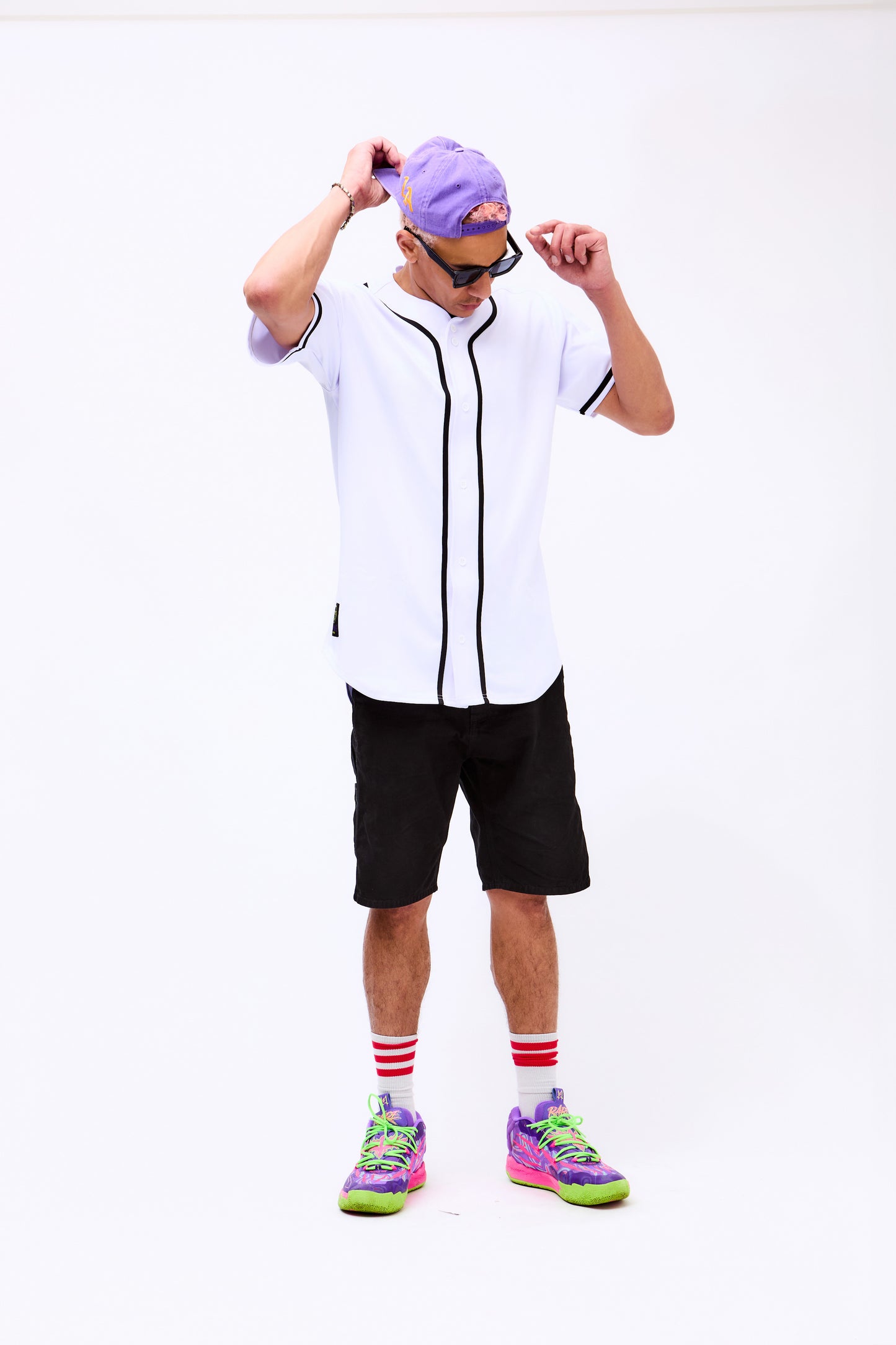 Baseball White Jersey - STOCK SALE