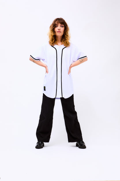 Baseball White Jersey - STOCK SALE