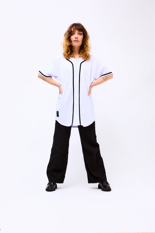Baseball White Jersey - STOCK SALE