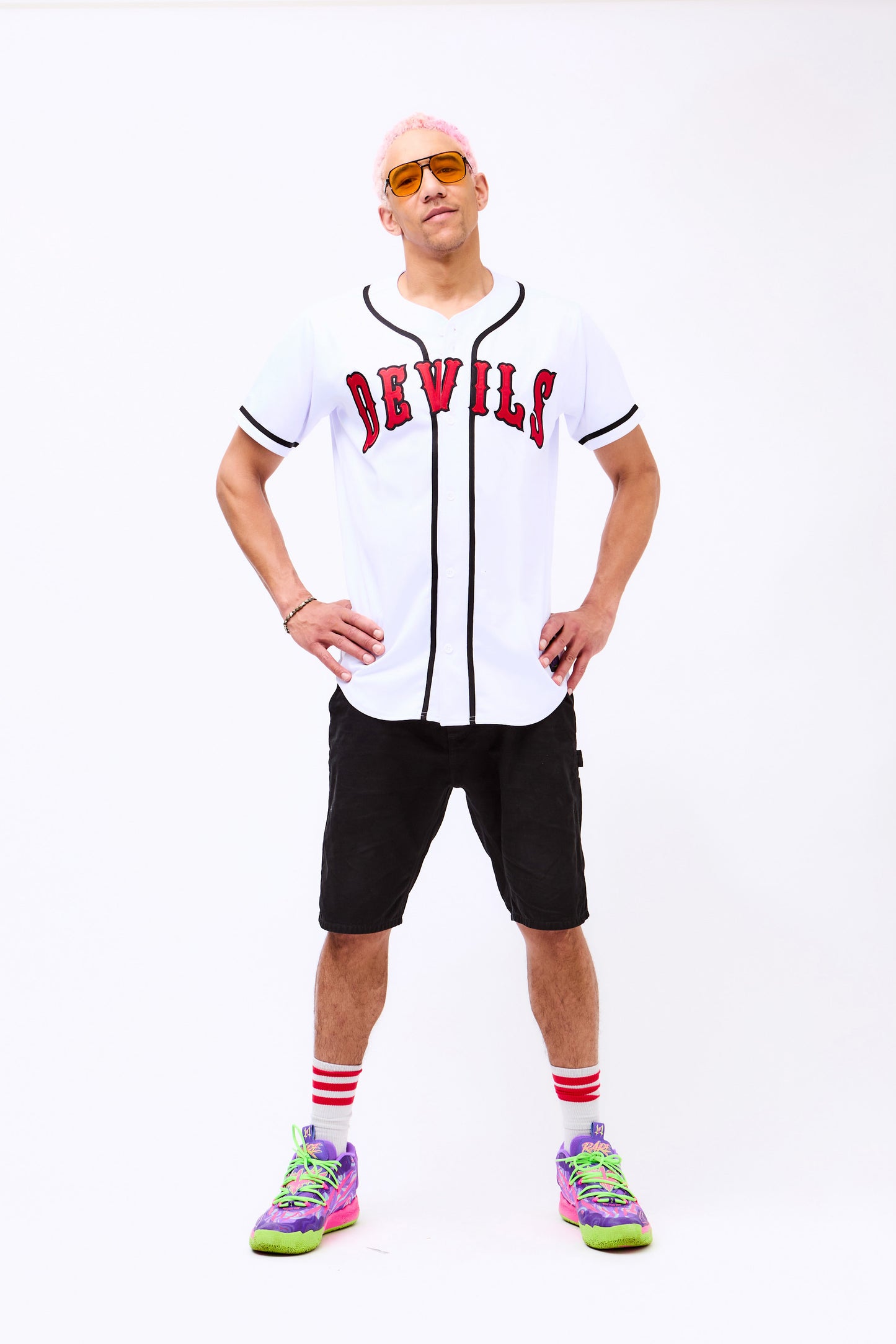 Devils Collection - White Jersey - DEVILS - STOCK SALE