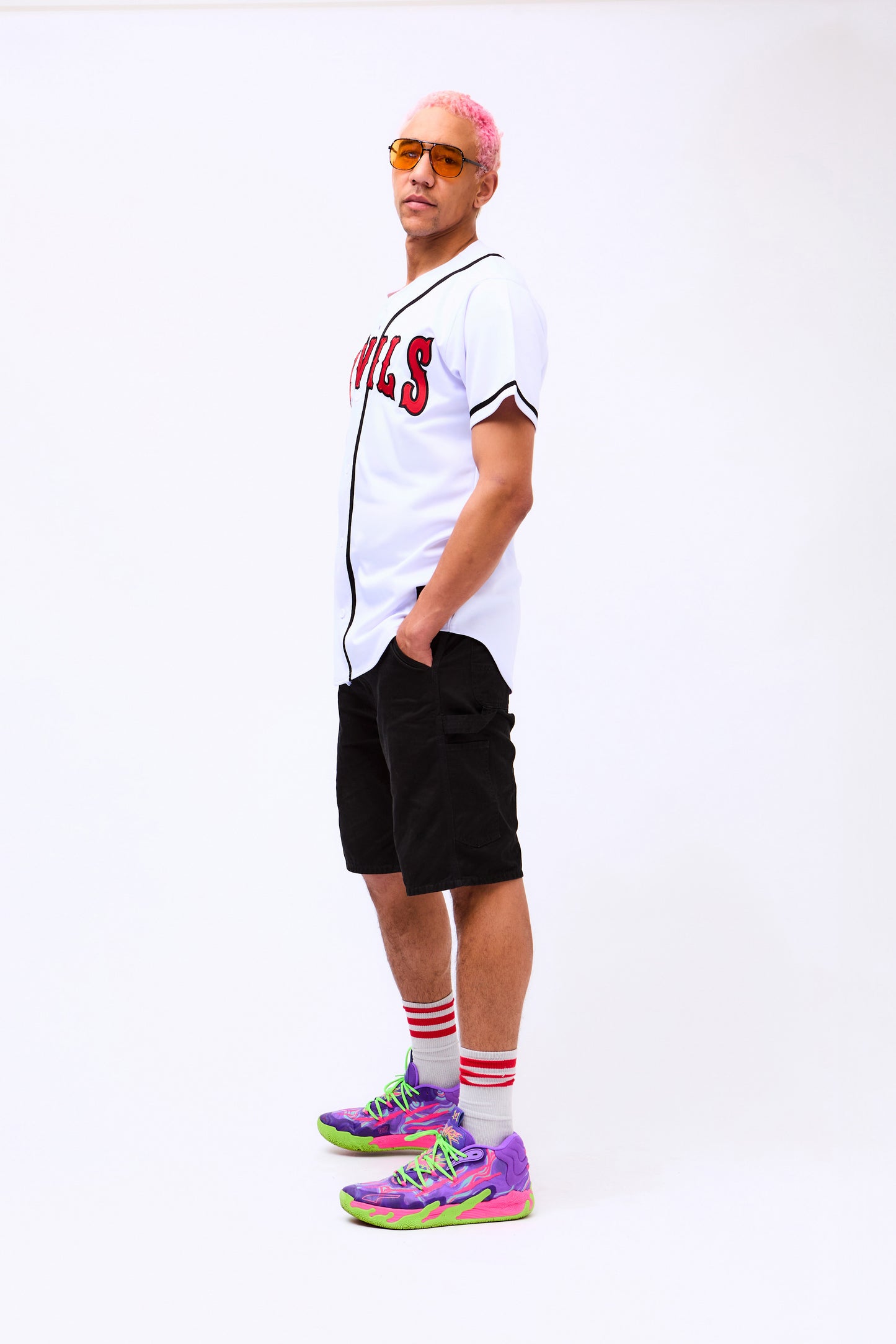 Devils Collection - White Jersey - DEVILS - STOCK SALE