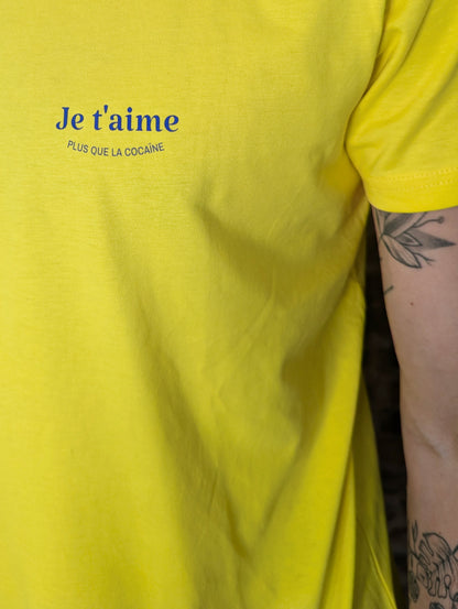 Plus que la Coca*ne Pocket - T-shirt (Yellow or Blue)