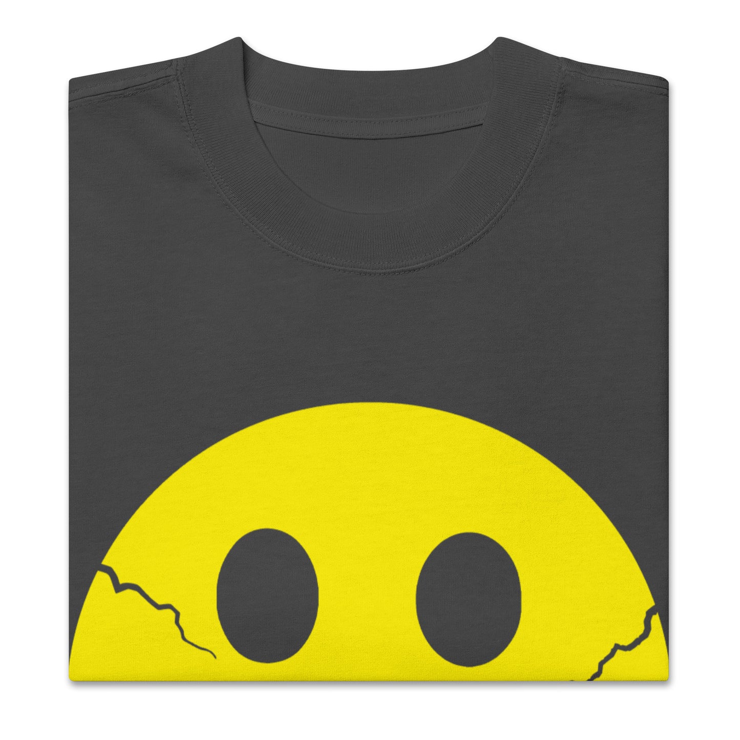 So F*cking Happy - Oversized Premium T-shirt - Faded Black STOCK SALE