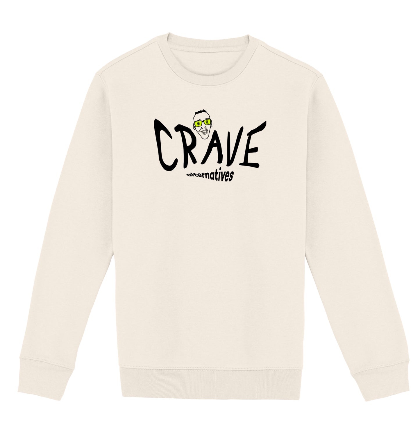 Crave Alternatives - Sweatshirt (Black & Ivory)