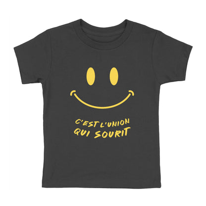 Kids C'est l'Union Qui Sourit (front) - Black Premium T-shirt pour enfant